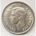 AUSTRALIA 1952 . ONE 1 SHILLING . VARIETY . DOTS IN HORN